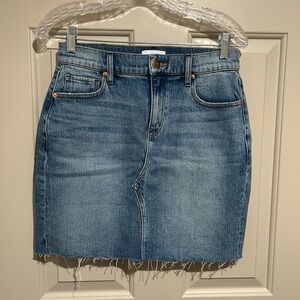 Evereve Classic Blue Denim Mini Skirt